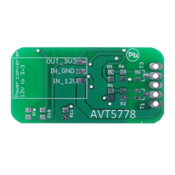 Sterownik taśm LED RGBW HomeKit ESP8266 - PCB do projektu AVT 5778
