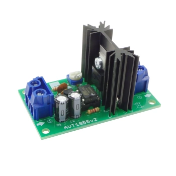 Soft start PWM do silników DC 12-24 V 10 A - zlutowany KIT AVT 1955