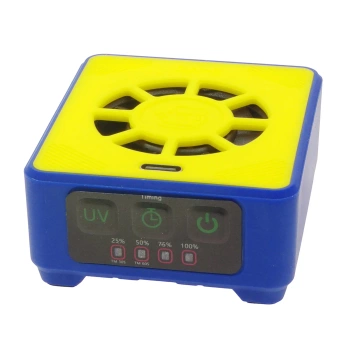 Lampa UV CUV-3 Mechanic z wentylatorem, USB-C, akumulator 800mAh