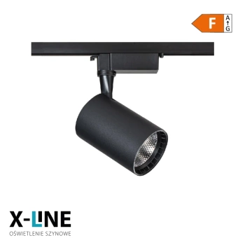 Reflektor szynowy LED 10W, 886lm, 4100K, czarny