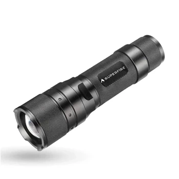 Latarka Superfire F3-L2, 1000 lm, zasięg 300 m, zoom, szkło optyczne