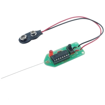Miniaturowy wykrywacz przewodów sieciowych - detektor pola elektrycznego - zlutowany KIT AVT 1429