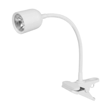 Lampka LED z klipsem biała, 4W, 420lm, 4000 K, zasilanie 230V