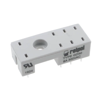 Gniazdo przekaźnika GD50 do PCB 8 A 300 V AC raster 5 mm Relpol