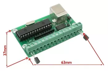 8-kanałowy system pomiaru temperatury z USB, KIT AVT570/USB