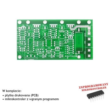 Automatyczna ładowarka akumulatorów ołowiowych, PCB i mikroprocesor do projektu AVT3120