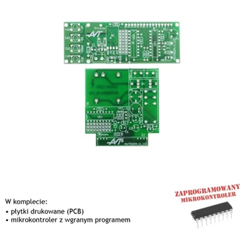 Bezprzewodowy regulator temperatury, PCB i mikroprocesor do projektu AVT5094