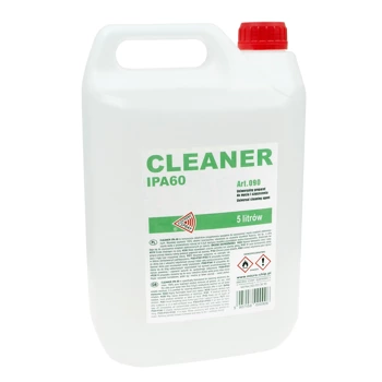 Cleanser IPA 60 IZOPROPANOL, płyn do czyszczenia optyki, mechaniki precyzyjnej i sprzętu elektronicznego, ART.090 5L