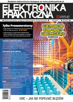 Elektronika Praktyczna. Międzynarodowy magazyn elektroników konstruktorów, 08/2024