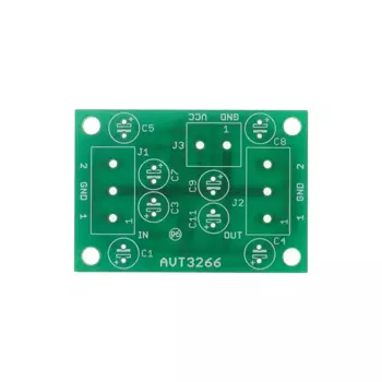 Miniaturowy przedwzmacniacz audio, PCB do projektu AVT3266