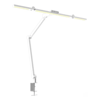 Profesjonalna lampa biurkowa LED, liniowa 72cm, 2 ramienna biała