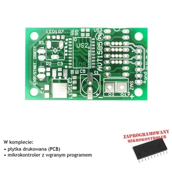 Sterownik bipolarnego silnika krokowego, PCB i mikroprocesor do projektu AVT1585