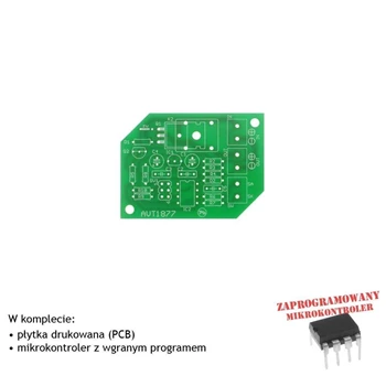 Sterownik zasilania do instalacji samochodowej, PCB i mikroprocesor do projektu AVT1877