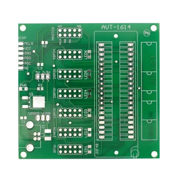 Uniwersalny adapter dla programatora PIC, PCB do projektu AVT1614