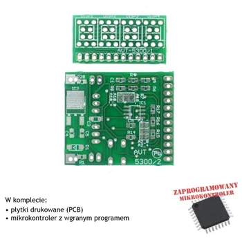 VMOD miniaturowy miernik napięcia, PCB's i mikroprocesor do projektu AVT5300