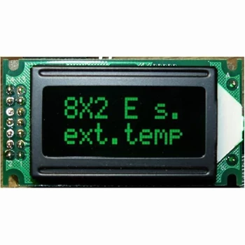 Wyświetlacz LCD alfanumeryczny 2x8 AC-0802E-DIG G/KK