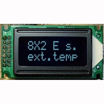 Wyświetlacz LCD alfanumeryczny 2x8 AC-0802E-DIW W/KK
