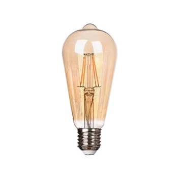 Żarówka LED E27 Filament Vita ST64 650lm 6W 2200K amber