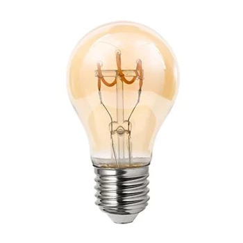 Żarówka LED E27 Filament dimmable A60 250lm 4W 2200K amber