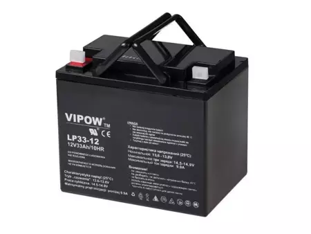 Akumulator żelowy 12V 33Ah, 194x132 x172mm, 10.78kg, LP33-12