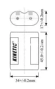 Bateria 2CR5 6V litowa Kinetic