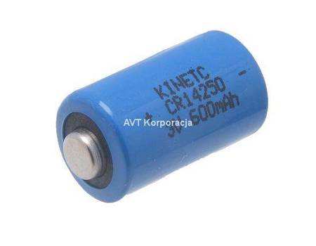 Bateria CR14250 3V 600mAh 14.3x25mm