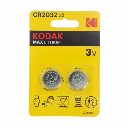 Bateria CR2032 3V Kodak Max Lithium 2szt, blister