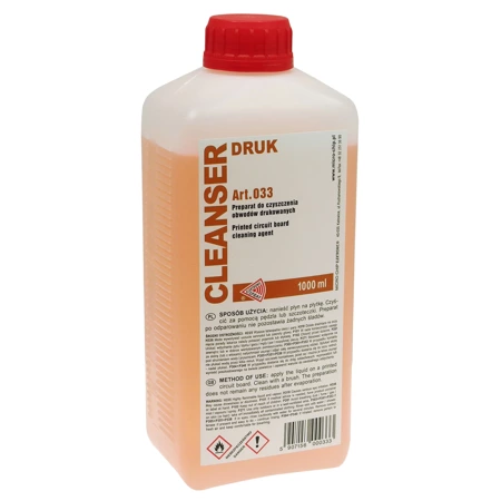 Cleanser Druk, płyn do czyszczenia płytek drukowanych, ART.033, 1L