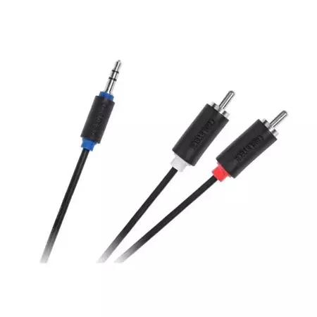 Kabel jack 3.5 stereo - 2x RCA 10m standard