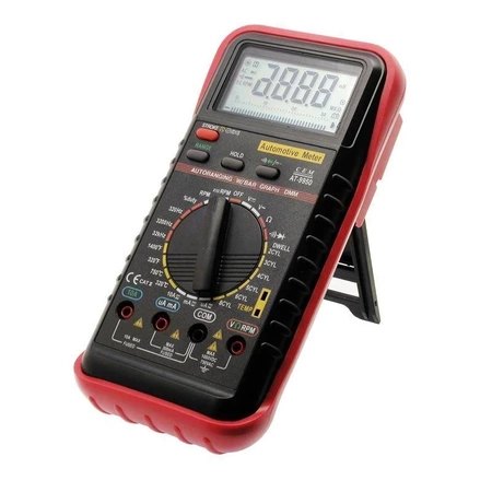 Miernik AT9950DIS samochodowy 3200 [V, A, om, Hz, DutyC, temp, rpm, DWELL]