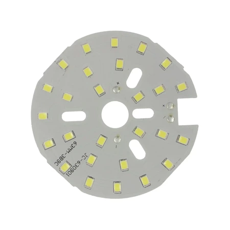 Moduł LED 27 LED 2835 10W 28V, d=63mm, 700-800lm, biały 6000K-6500K