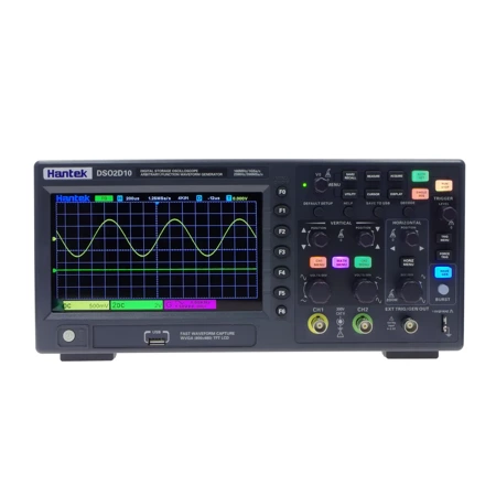 Oscyloskop dwukanałowy 2x100MHz z generatorem HANTEK DSO2D10