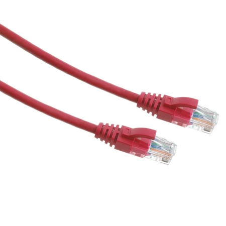 Patchcord Ethernet LAN UTP kat.6 0.5m czerwony