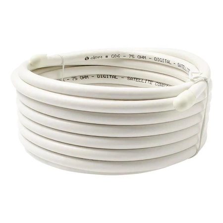 Przewód koncentryczny RG6 1 mm CCA, 5m, karton
