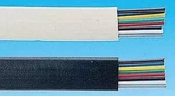 Przewód telefoniczny 2x0.5mm PT2 biały, 1mb