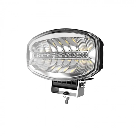 Reflektor drogowy LED + jazda dzienna LED 12/24V L3415 ECE R112 R87 R10