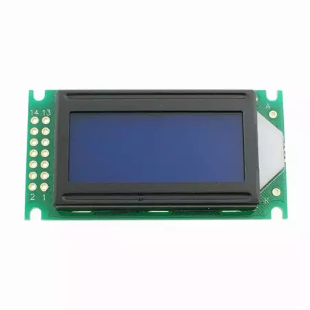 Wyświetlacz LCD alfanumeryczny 2x8 AC-0802E-BIW W/B