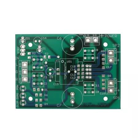 Wzmacniacz mocy na układzie TDA1566, PCB do projektu AVT1504