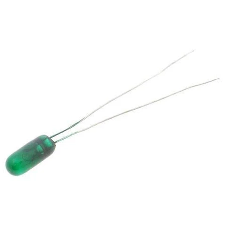 Żarówka 12V 40mA, fi3mm, zielona