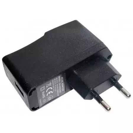 Zasilacz USB, ładowarka sieciowa 2A 10W, czarna